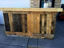 Diy Pallet Outdoor Bar 101 Pallets