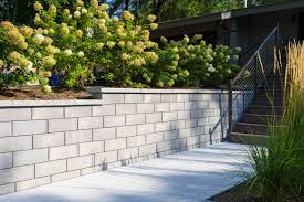 Jersey Retaining Wall Modern Patio