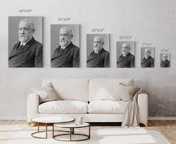 Wall26 Portrait Of Benjamin Harrison 23th President Of The United States American Presidents Series Canvas Wall Art Gallery Wrap Ready To Hang