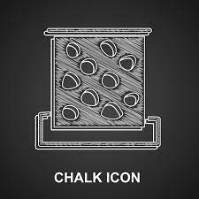 Chalk Climbing Wall Icon Isolated On