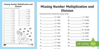 Missing Number Multiplication And