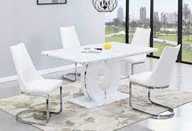 Iceland Faux Marble 5 Pc Dining Room