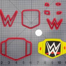 Wrestling Wwe Belt 266 D774 Cookie