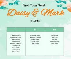 10 Seating Chart Templates To Help