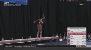 scoring ncaa gymnastics balance beam