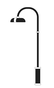 2d Cartoon Object Streetlight Lamp