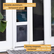 White Glass Patio Pet Door Al Safe