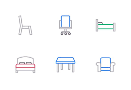 Furniture Icons By Creative Hive