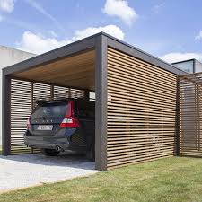 wooden carport modu collstrop garden