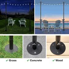 String Light Poles