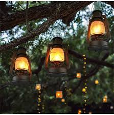 Led Vintage Lantern Outdoor Hanging