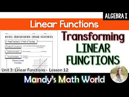 Transforming Linear Functions