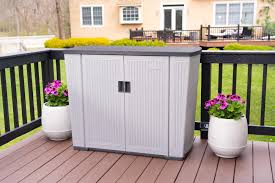 Suncast Gray Resin Patio Bar Bmeo1000