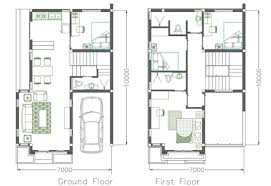 Narrow Lot Two Y House Plan With 4