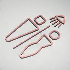 Deco Profile Pictogram Icon Door Sign