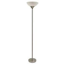 Satin Steel Floor Lamp
