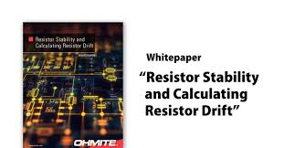 Resistor Stability And Calculating