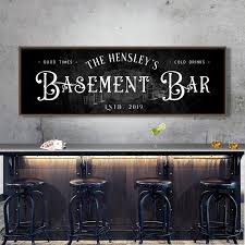 Basement Bar Bar Signs
