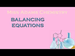 National 5 Balancing Equations