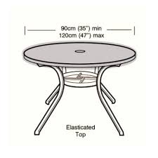 6 Seater Circular Table Top Cover 90cm
