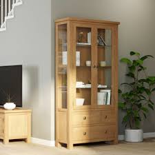 Oak Display Cabinets Free Delivery
