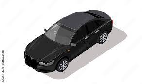 Car Isometric View Premium Vehicle