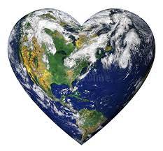 Heart Earth The Planet Earth Shaped As