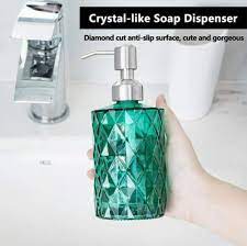 Manual Glass Liquid Soap Dispenser