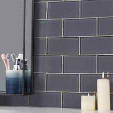 Polished Glass Subway Tile