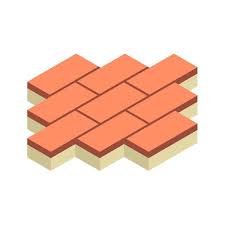 Concrete Paver Block Brick Floor Icon