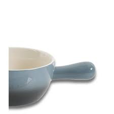 Gray Artisan Stoneware Soup Bowl