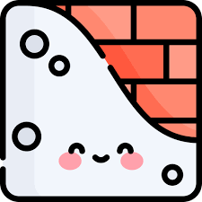 Wall Kawaii Lineal Color Icon