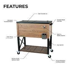 Permasteel 80 Qt Oak Woodgrain Style