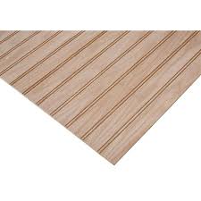 Columbia Forest S 1 4 In X 2 Ft X 4 Ft Purebond Red Oak 1 1 2 In Beaded Plywood Project Panel 3639
