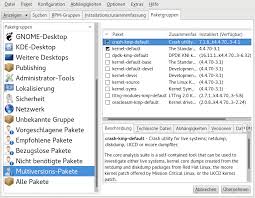 installieren von mehreren kernel versionen