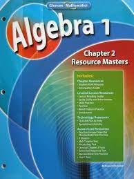 Glencoe Algebra 1 Chapter 2 Resource