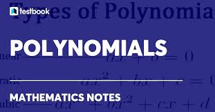 Polynomials Definition Types