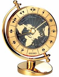 Seiko Qhg106glh World Time Clock The