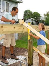 how to install deck beams