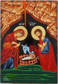 Nativity Of Our Lord Icon Polished