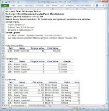 Excel Solver Tutorial Step By Step