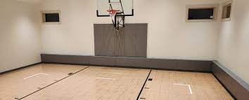 Basketball Court Wood Grain Tiles