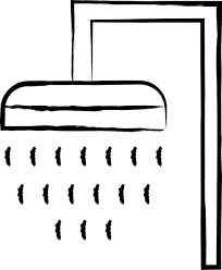 Easy Installation Shower Rod Vectors