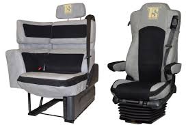 Fits For Mercedes Actros Mp4 I Mp5 2016 Solostar Concept Leatherette Oldschool Seat Covers Concrete Grey I Black