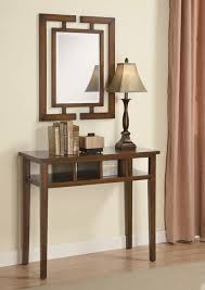 Contemporary Console Table And Mirror