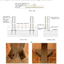 steel column and brackets a
