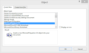 Microsoft Equation 3 0 With Word 2016