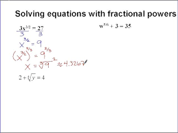 Solving Equations With Fractional