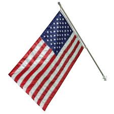 Nylon Us Flag With 6 Ft Aluminum Pole