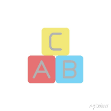Abc Icon Simple Color Vector Elements